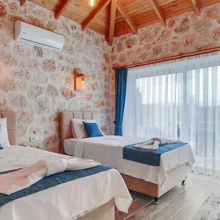 فيلة Patara 2 Bedroom Secluded With Private Pool Hot Tub كالكان