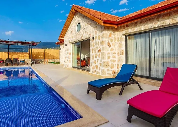 Patara 2 Bedroom Secluded With Private Pool Hot Tub * Kalkan
