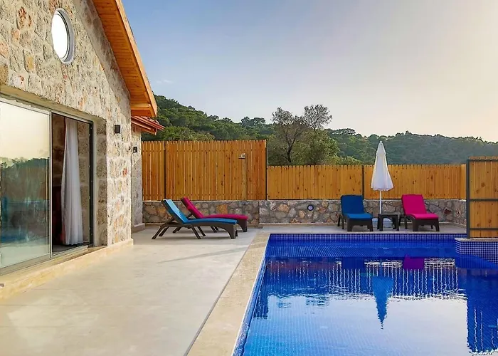 Patara 2 Bedroom Secluded With Private Pool Hot Tub Kalkan