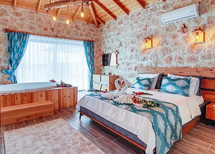 Patara 2 Bedroom Secluded With Private Pool Hot Tub Villa Kalkan
